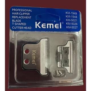 ฟันปัตตาเลี่ยน กันขอบ Kemei KM1949ลับคมแบบไม่แต่งฟันและแบบแต่งฟัน