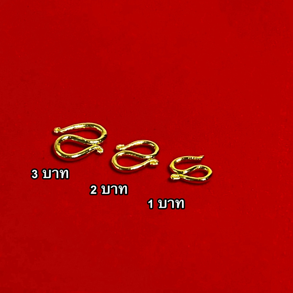 Falah ตะขอสร้อยข้อมือ ปั๊มทุกจุด งานเคลือบแก้ว เหมือนแท้ ชุบเศษทองเยาวราช สร้อยทอง สร้อยคอทอง ทองปลอม