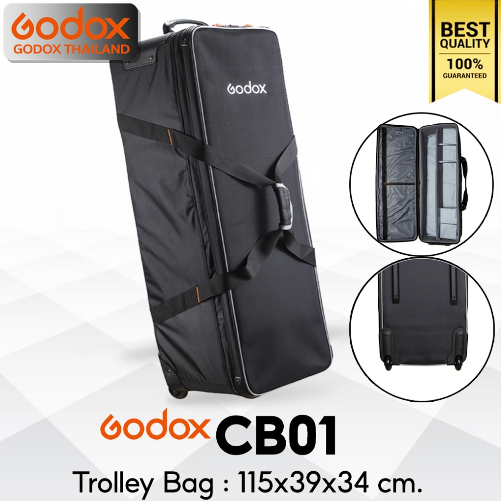 Godox Bag CB01 Trolley Bag For Studio Set ,Tripod, Light Stand, Accessories กระเป๋าล้อลาก กระเป๋าชุด