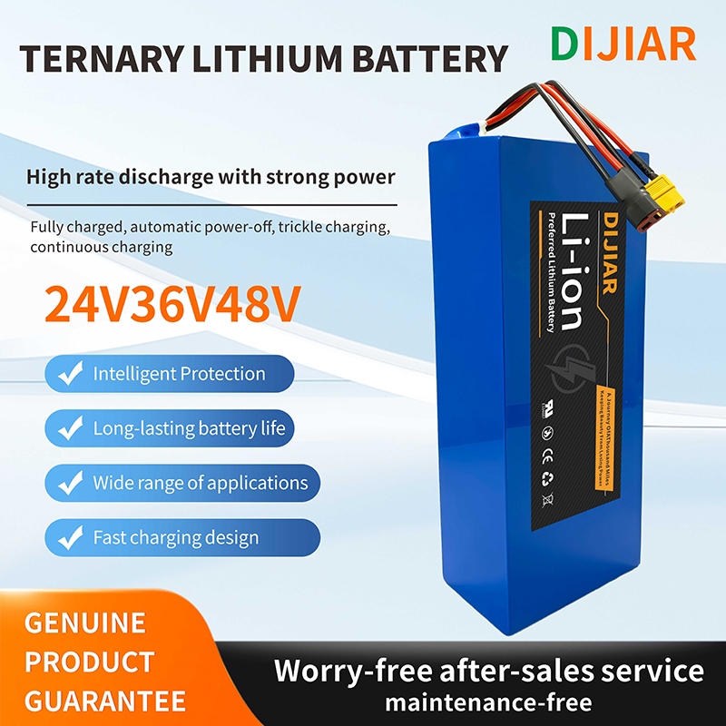 DIJIAR 48V 20Ah  แบตเตอรี่ลิเธียม 13S3P 4P 6P 20000mAh 15A 10A 800-1000W EBike แบตเตอรี่ 54.6V ไฟฟ้า