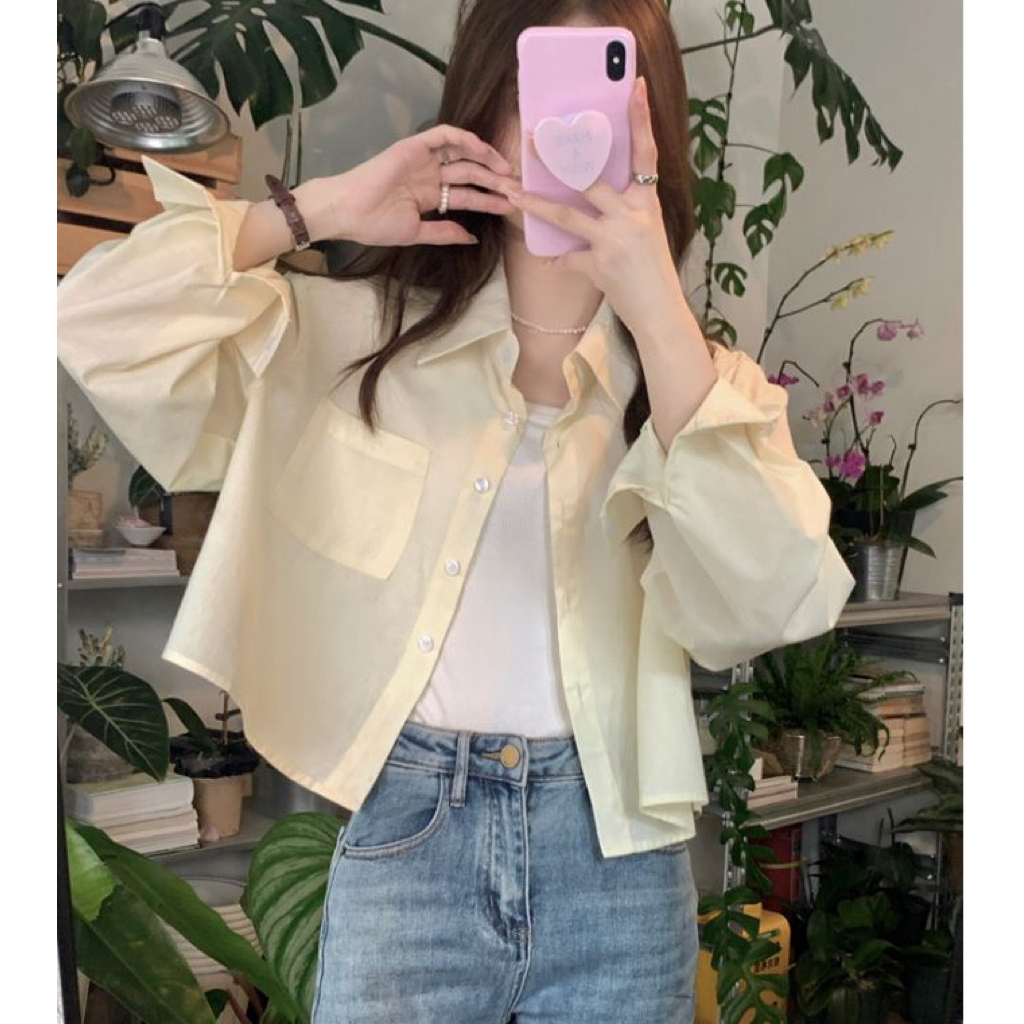 [3950] เสื้อเชิ้ตสีพาสเทล