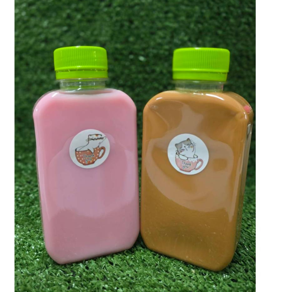 ขวดพลาสติก PETทรงแบนมน 180ml ป.30(1แพ็ค150ใบ)**1ออเดอร์ไม่เกิน2แพ็ค**