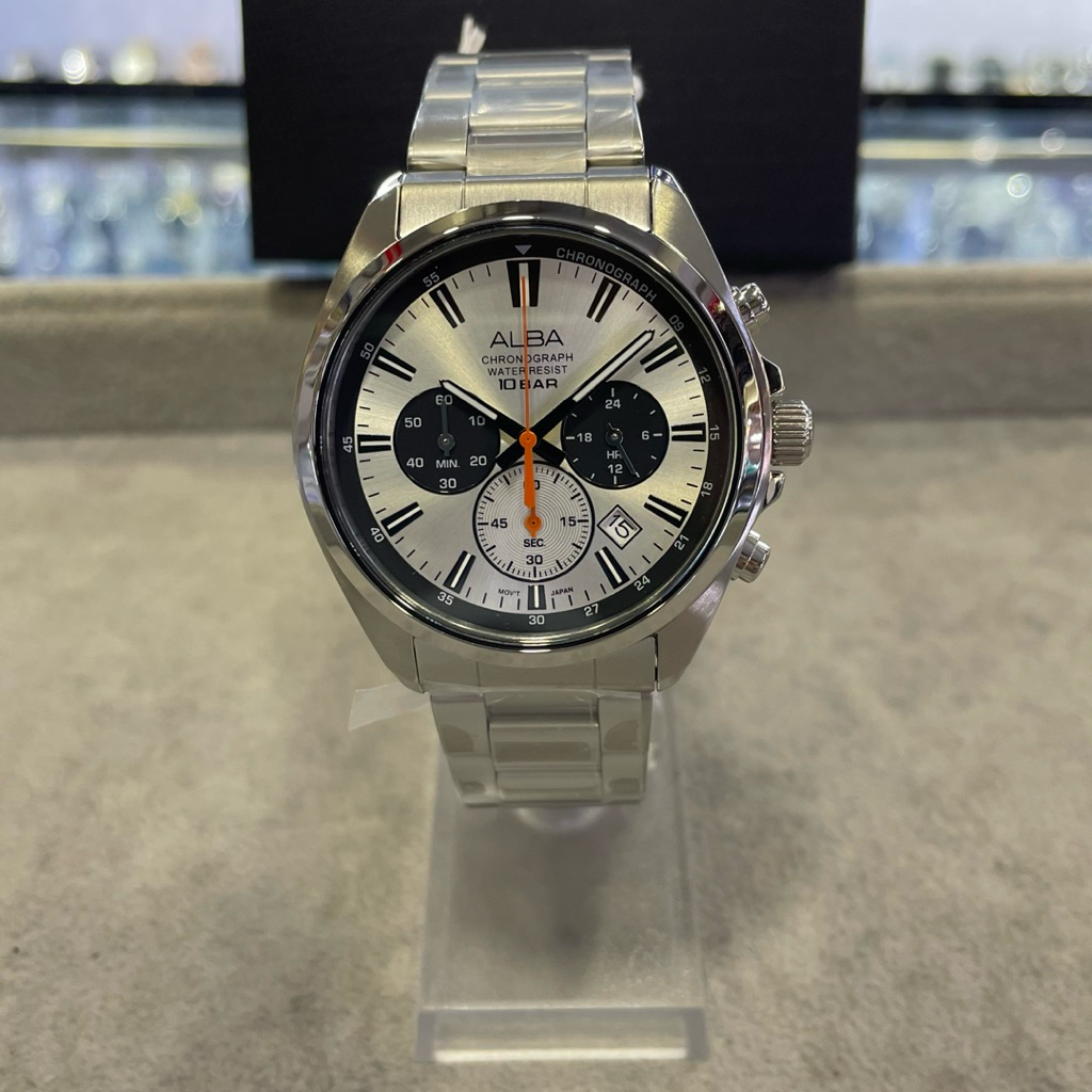 Alba Sports Chronograph  Ref: AT3K35X  ราคาป้าย 3990