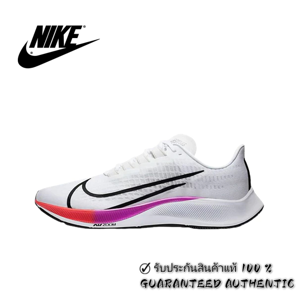 Nike VOMERO 18 Invincible 3 Zoom Fly 6 InfinityRN 4 Pegasus 37 BQ9646-103 สีขาว รองเท้าผ้าใบ（รับประก