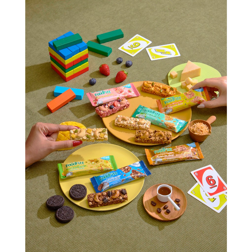 [Set 3 แท่ง] ฟู๊ดฟิต กราโนล่าบาร์ เซตพกพา ซองเดอร์ Xongdur Foodfitt Granola Bar
