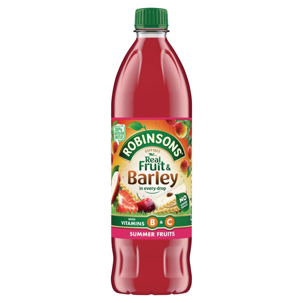 Robinsons Summer Fruits & Barley 1 Ltr (BBD 01/26)