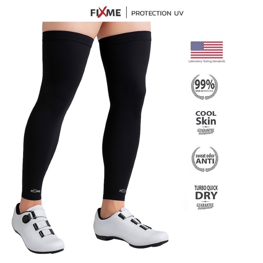 (เน้นกันUV) ปลอกขารัดกล้ามเนื้อ ปลอกขากันแดด ปลอกขากันยูวี ปลอกขา LEG Sleeve  Compression