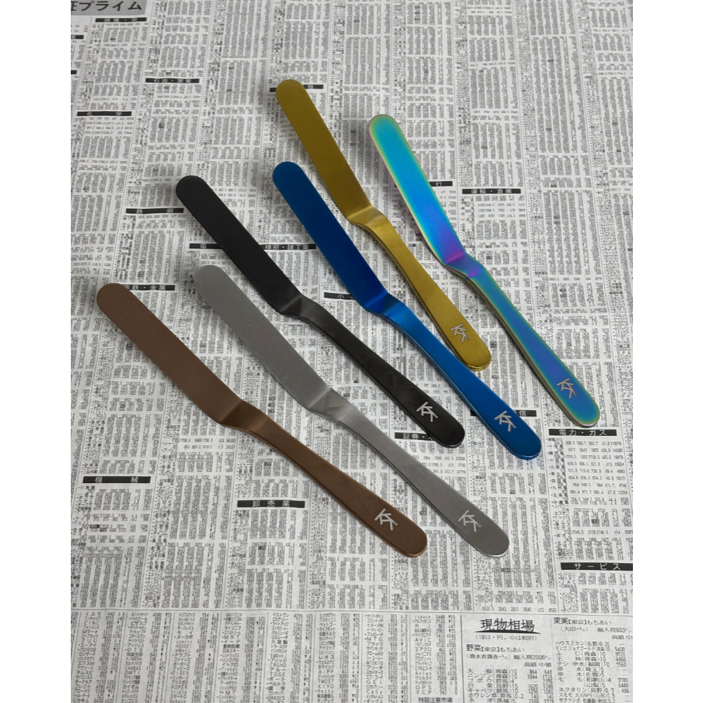 KhonKrua Flexible Spatula 23 CM สปาตูล่าสแตนเลส 23 ซม. Plating Spatula