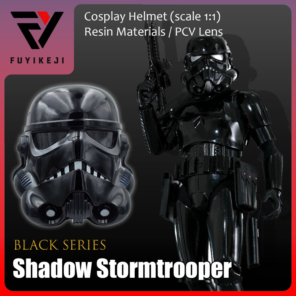 Replica | Shadow Stormtrooper | คอสเพลย์ Star Wars Black Series | Games Props | Mask | Cosplay | Hel