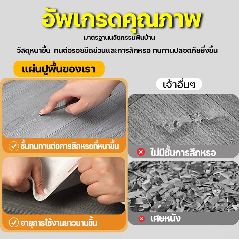 ปู1ครั้งใช้ได้100ปี เสื่อน้ํามัน เสื่อน้ํามันปูพื้น หนา2.0mm สารหน่วงไฟ ทนต่อการสึกหรอ หลายสี กระเบื้องยาง pvc - รูปที่ 3