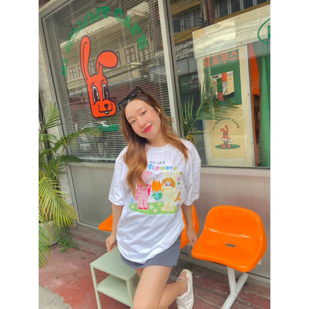 Alphabet T shirt you said no flower (new) lookbook