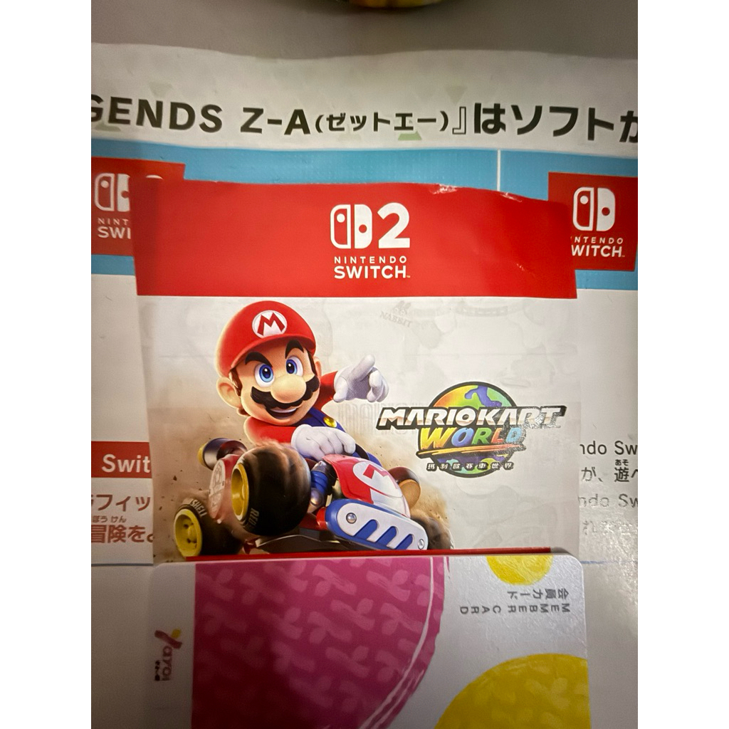 code game mario kart world for nintendo switch2