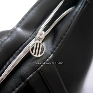 AD Tote bag สะพายไหล่ ขนาดใหญ่ 53 ซม. หนัง PU หนา ปั้มโลโก้ชัดสวย หนังคุณภาพดีมาก คืนตัวได้