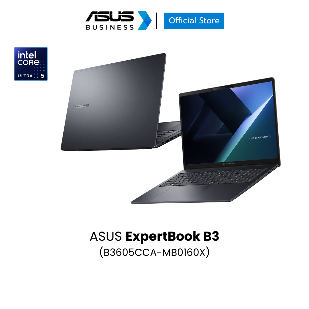 ASUS ExpertBook B3 (B3605CCA-MB0160X) 16" WUXGA (1920x1200), Intel® Core™ Ultra 5 225H, 16GB, 512GB 