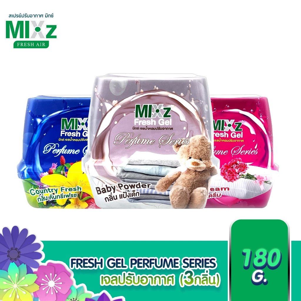 MIXz fresh gel perfume series เจลหอมปรับอากาศ 180 G