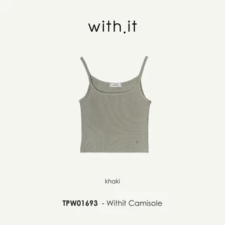 Witihit basic cropped camisole สายเดี่ยวทรงครอป - TPW01693