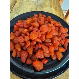 500 กรัม​ สตรอเบอรี่อบแห้ง​ อบแบบออร์แกนิค Dried Strawberry ผลไม้อบแห้ง