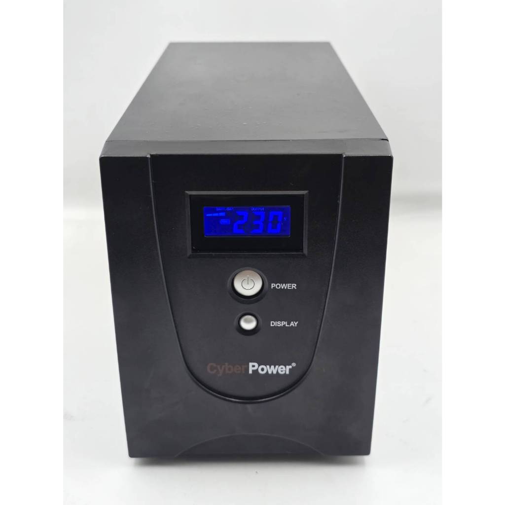 UPS เครื่องสำรองไฟฟ้ามือสอง (second hand) CyberPower VALUE1500ELCD 1500VA/900W สินค้าพร้อมใช้งาน รับ