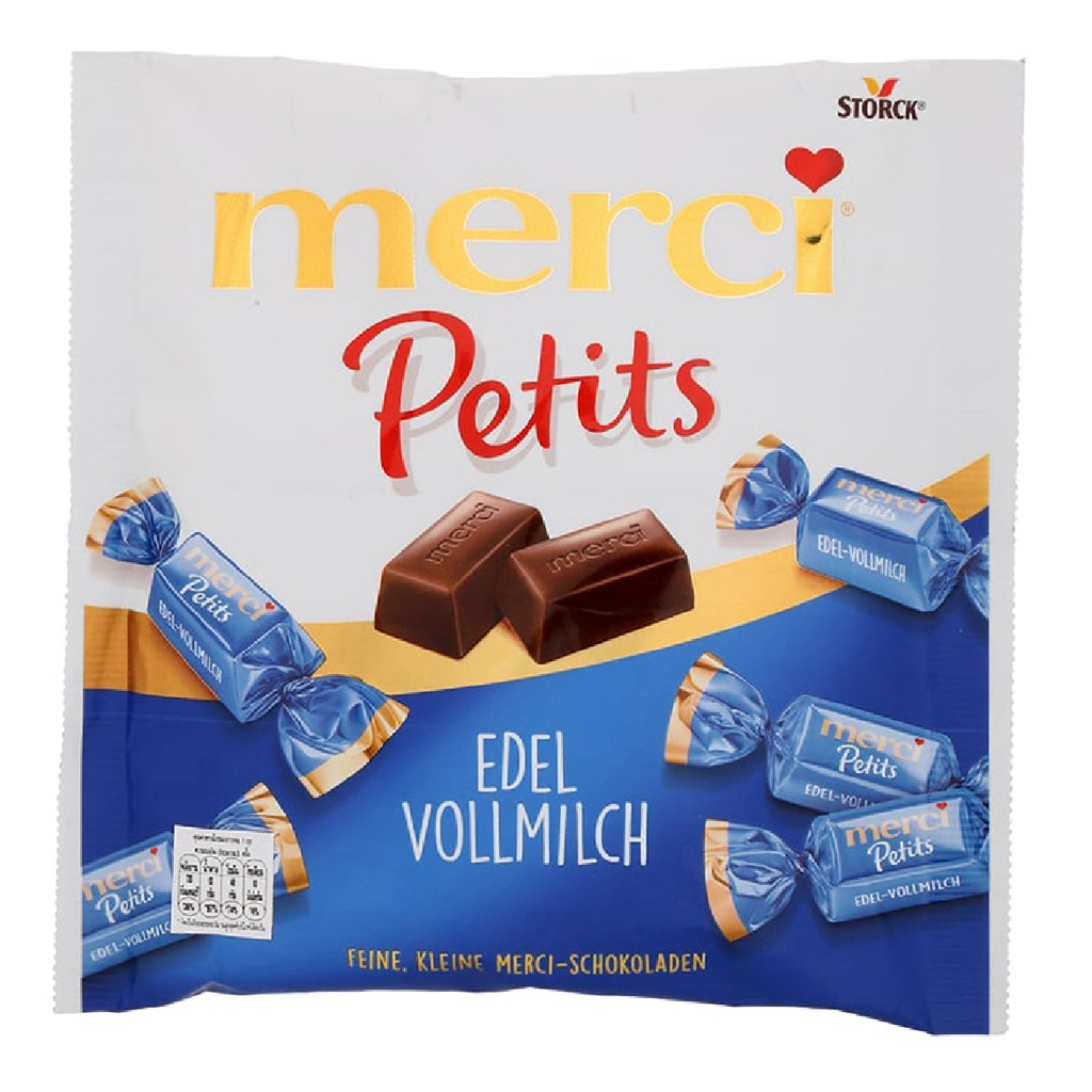 MERCI PETITS CHOCOLATE COLLECTION/MILK CHOC/DARK CHOC COLLECTION 125g. เมอร์เซีย เพอทิท