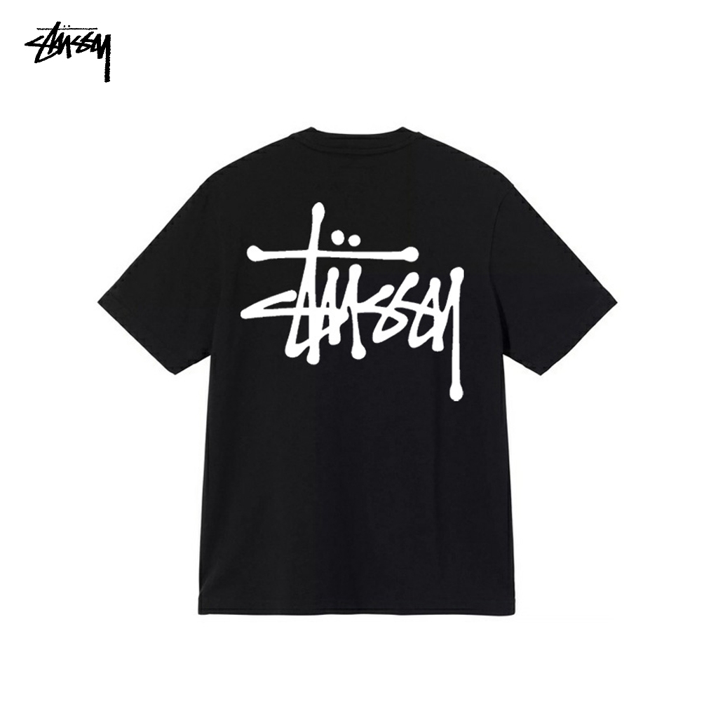 เสื้อยืด Stussy แท้ Basic Logo Tee Black(US)