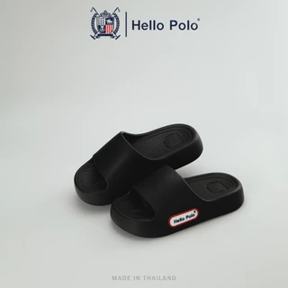Hello Polo รองเท้าแตะผู้หญิง รองเท้าแตะแบบสวม พื้นหนา อ่อนนุ่ม วัสดุ EVA กันลื่นและทนทาน ดีไซน์เรียบง่าย UNISEX HP8058