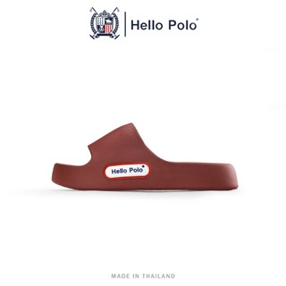 Hello Polo รองเท้าแฟชั่นผู้หญิง ดีไซน์เรียบง่าย รองเท้าแตะฤดูร้อน ลำลอง กันลื่น ทนต่อการสึกหรอ อ่อนนุ่ม UNISEX HP8058