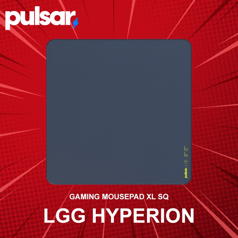 แผ่นรองเมาส์ Pulsar x LGG Hyperion Gaming Mousepad XL SQ
