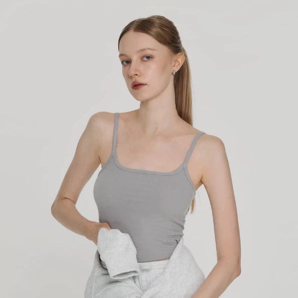 Witihit basic cropped camisole สายเดี่ยวทรงครอป - TPW01693