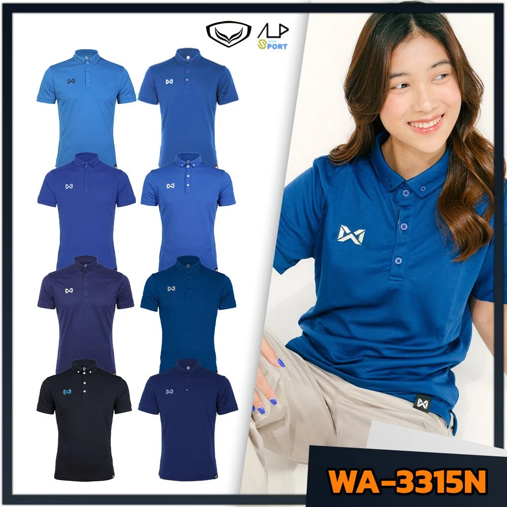 💥ลดโหดเหมือนโกรธใคร!💥 WARRIX เสื้อโปโล warrix วาริกซ์ WA-3315N WA-PLAN15 CLASSIC POLO2 แท้ 100