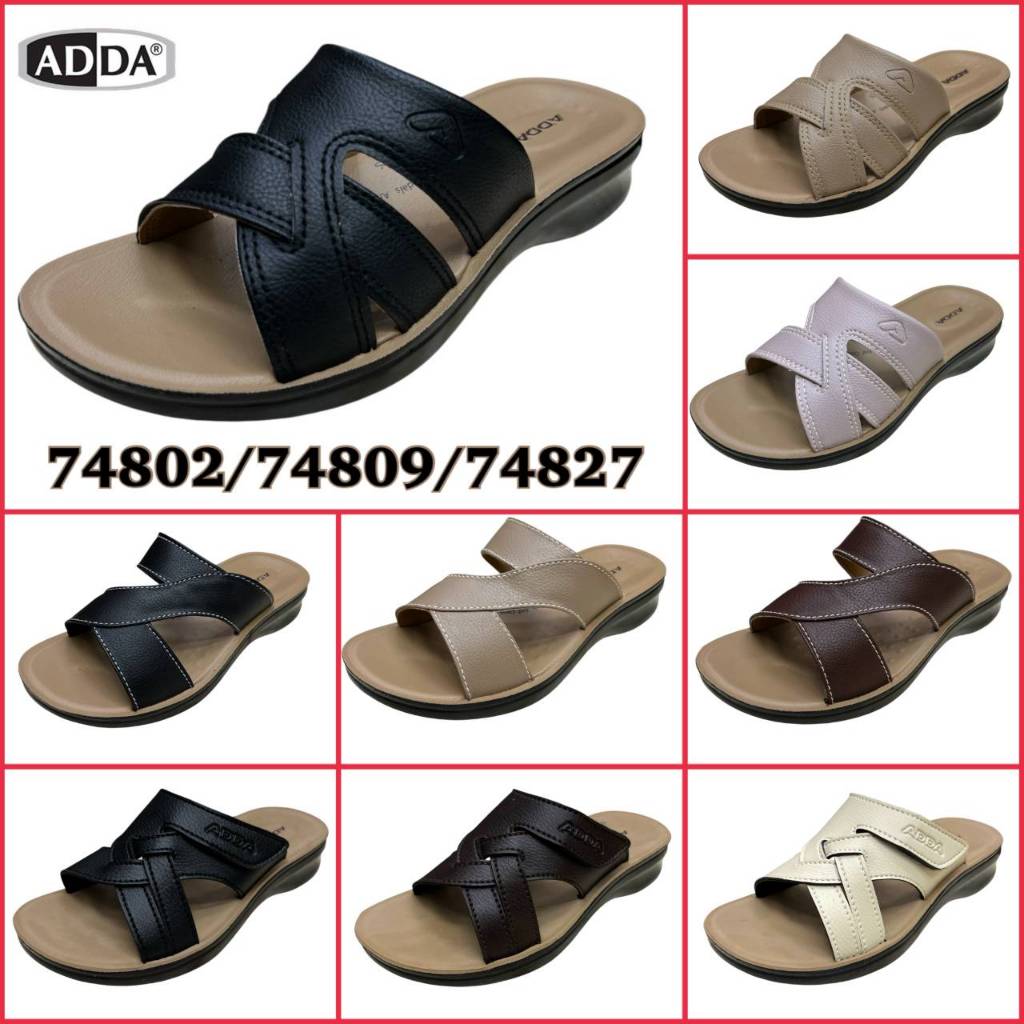 ADDA 74802/74809/74827 รองเท้าแตะ รองเท้าสวมผู้หญิง ไซส์ 36-41