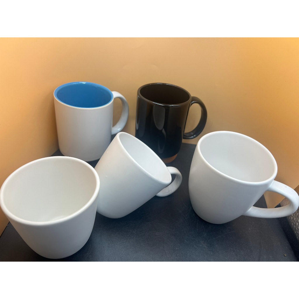 แก้วชากาแฟ แก้วเซลามิก ทนความร้อนเข้าไมโครเวฟได้ (ไม่สามารถใช้สกรีนได้)