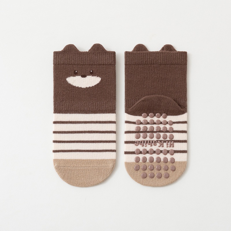 ถุงเท้าเด็กอ่อน 0-6 เดือน ลาย Animal [พร้อมส่ง] ถุงเท้าเด็กแรกเกิด มีกันลื่น - รูปที่ 6