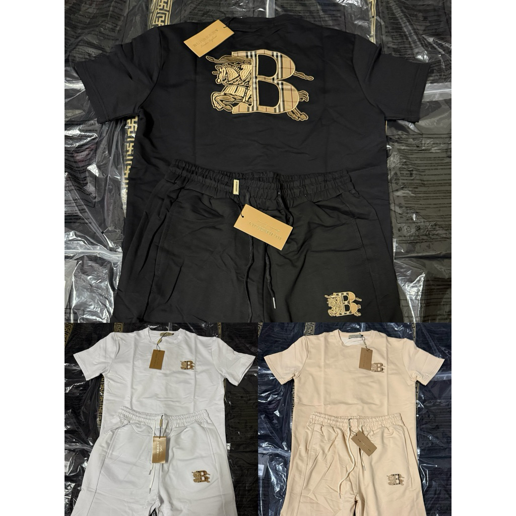 ชุดเช็ท BURBERRY งานปักหน้า-หลังไซส์M-3XL