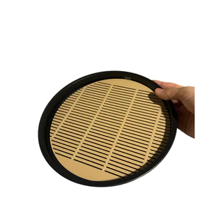 ถาดรองโซบะ หรือ อุด้ง ทรงสี่เหลี่ยมมีแผ่นระบายน้ำ Soba Plate.
