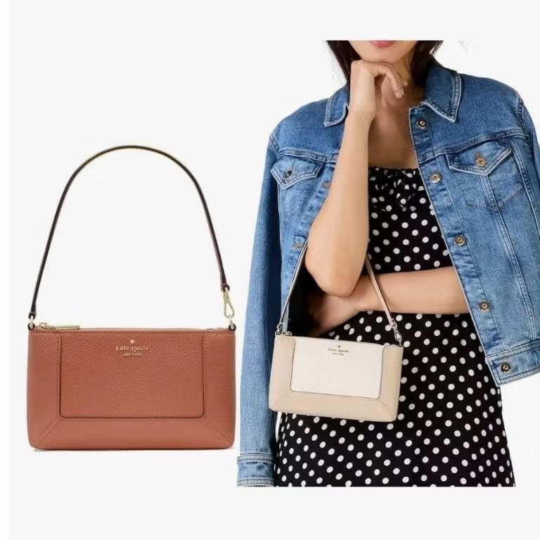 ✧.* พร้อมส่ง ✔ ของแท้ 100% ✧.*  กระเป๋า Kate Spade คล้องข้อมือ สะพายไหล่ได้