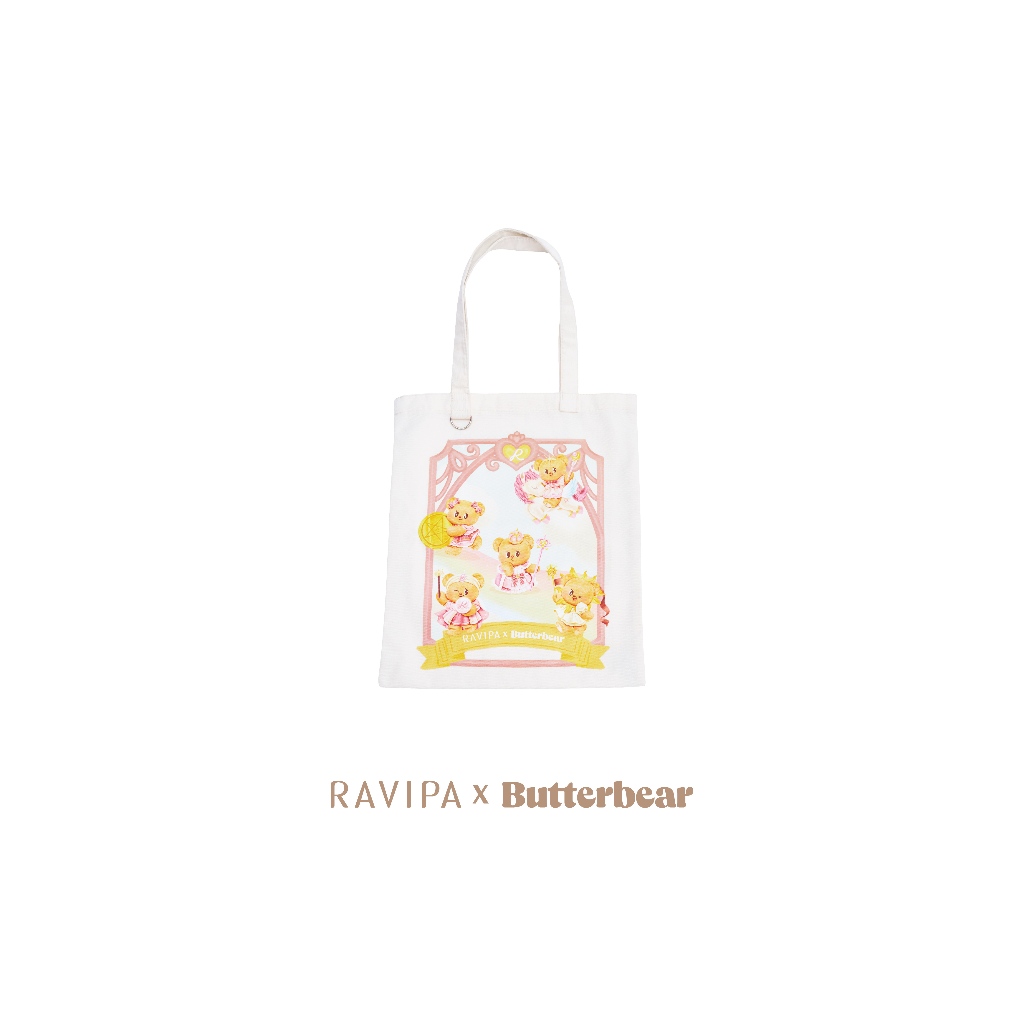 RAVIPA x Butterbear - Buttertarot Tote Bag - กระเป๋าผ้า