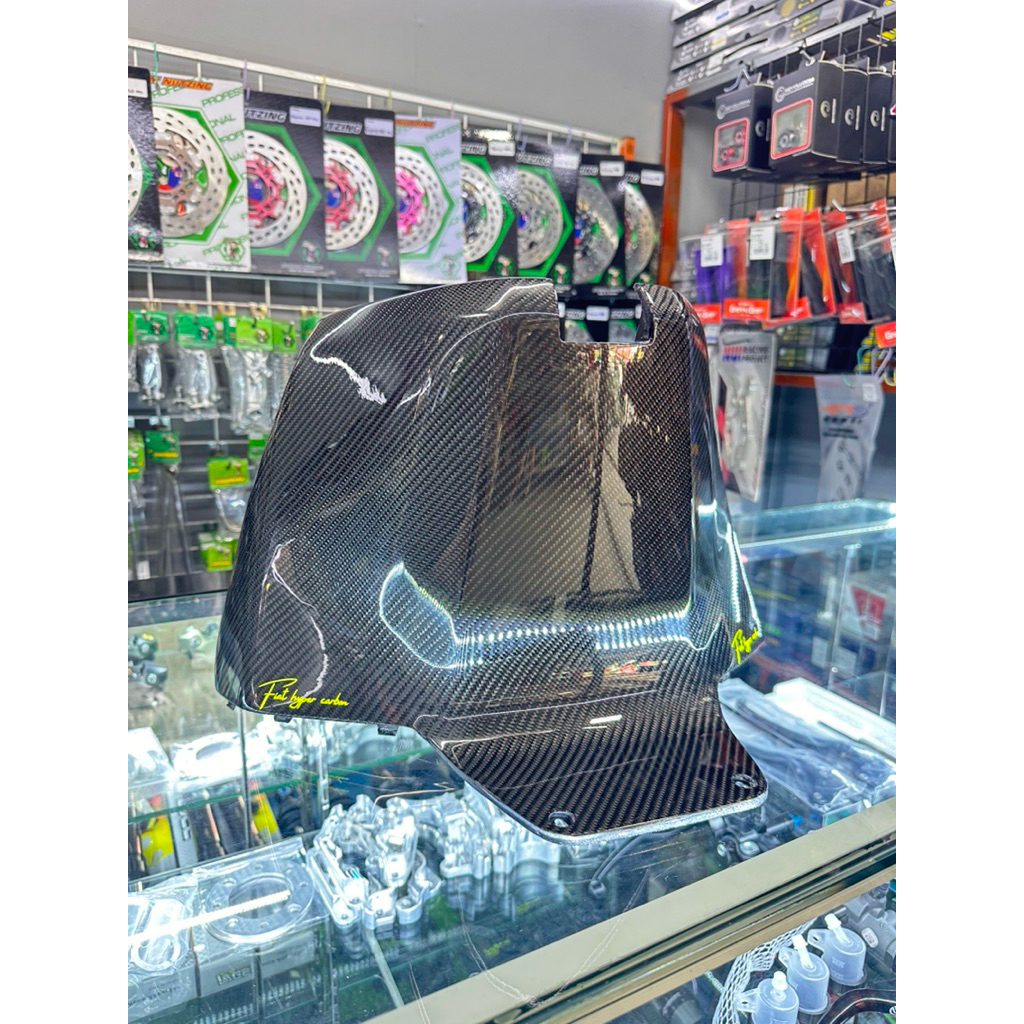 เฟียสคาร์บอนจีออโน่ Fiat hyper carbon อะไหล่เดิมหุ้มคาร์บอนแท้ Cabon ชุดแต่งGiorno ลาย2 ชิ้นงานสวย เงา ฉ่ำ วาว งานแท้