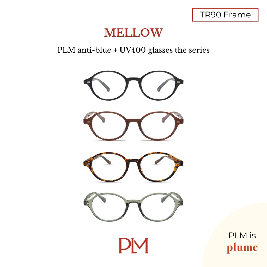 plume.bkk แว่นกรองแสงสีฟ้า รุ่น ‘Mellow’ glasses