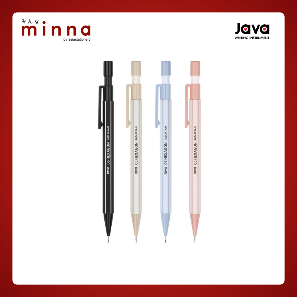 Java ดินสอกด รุ่น Hexagon ขนาด 0.5 mm.