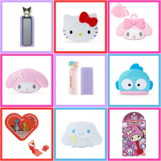 💖 แท้ 100% หวี กระจก Sanrio Comb Mirror 💚 หวีกระจก กระจกพกพา หวีพกพา มายเมโลดี้ Tamagotchi Powerpuff Girls