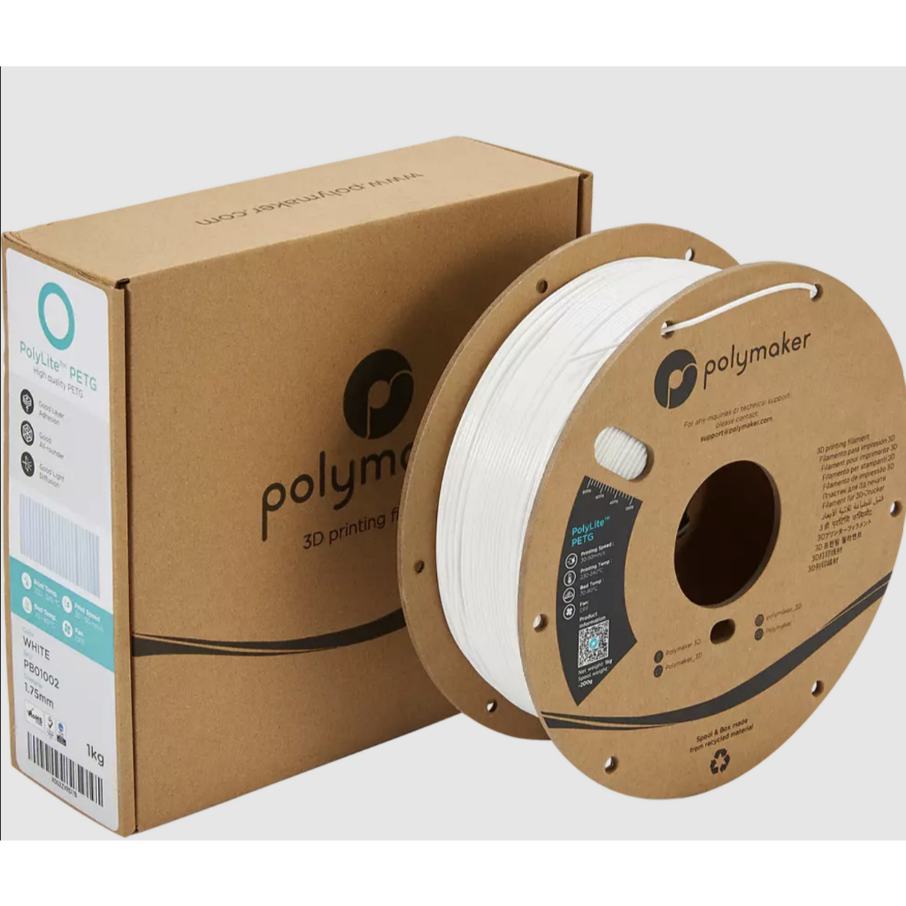 Polymaker 1kg 750g PolyLite PETG 1.75mm 3D Printer Filament Strong  PETG 3D Filament With Most Print