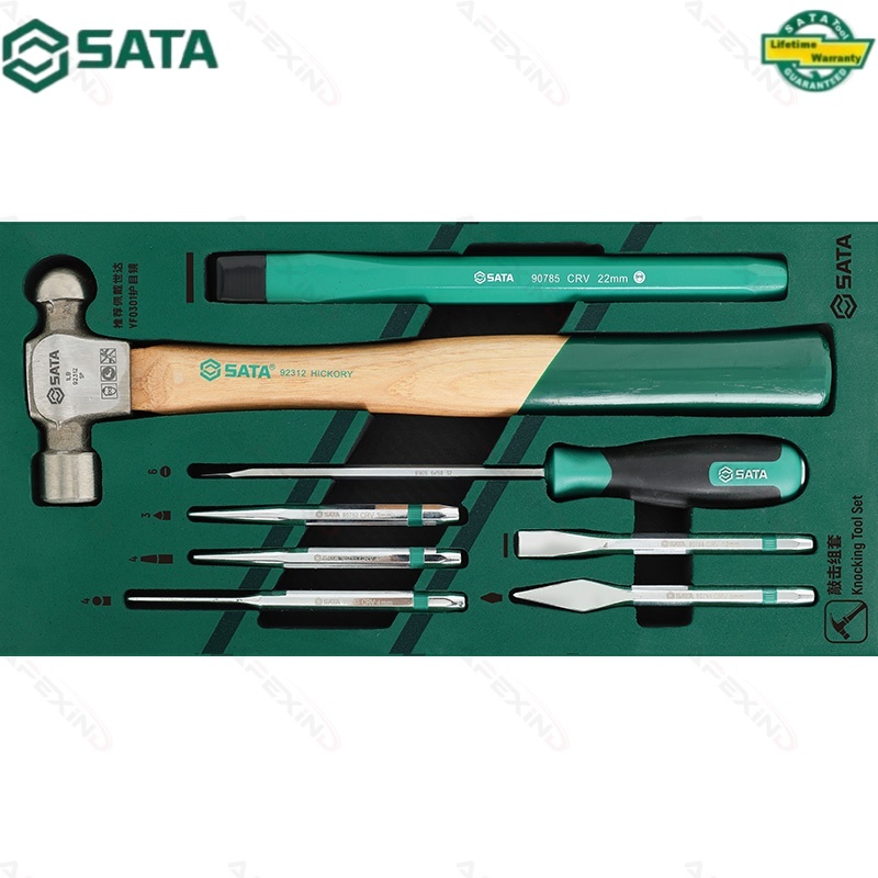 SATA ชุดเครื่องมือเคาะ 8 ชิ้น 09952A 8Pc. Knocking Tool Set
