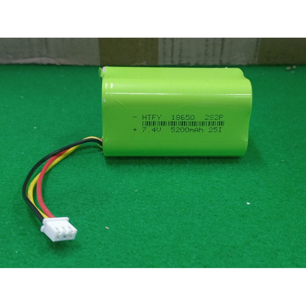 แบตเตอรี่ 5C กำลังไฟสูง 7.4V 5200mAh