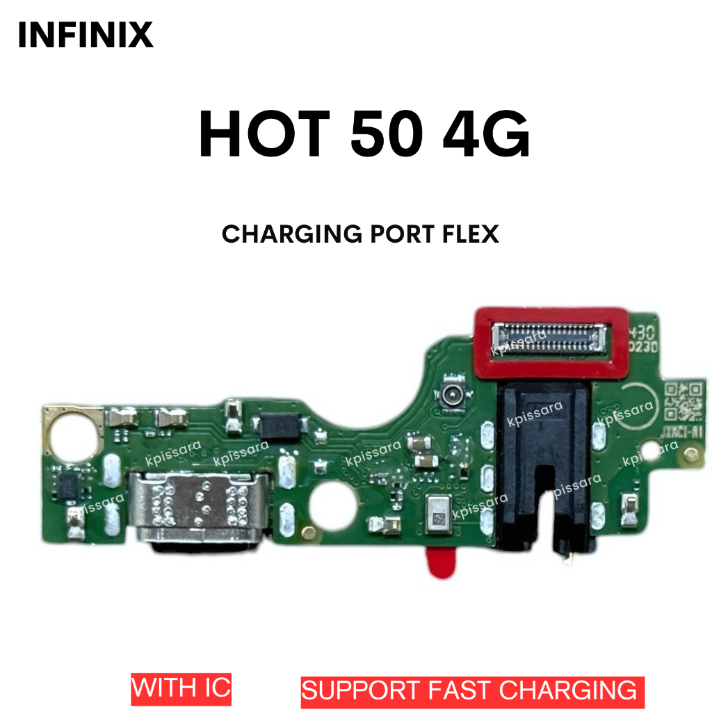 ก้นชาร์จ infinix hot50 4g ตูดชาร์จ Hot 50 4G  อะไหล่มือถือ  อินฟินิกซ์  แพรก้นชาร์จ แพรไมค์ แพรสมอ