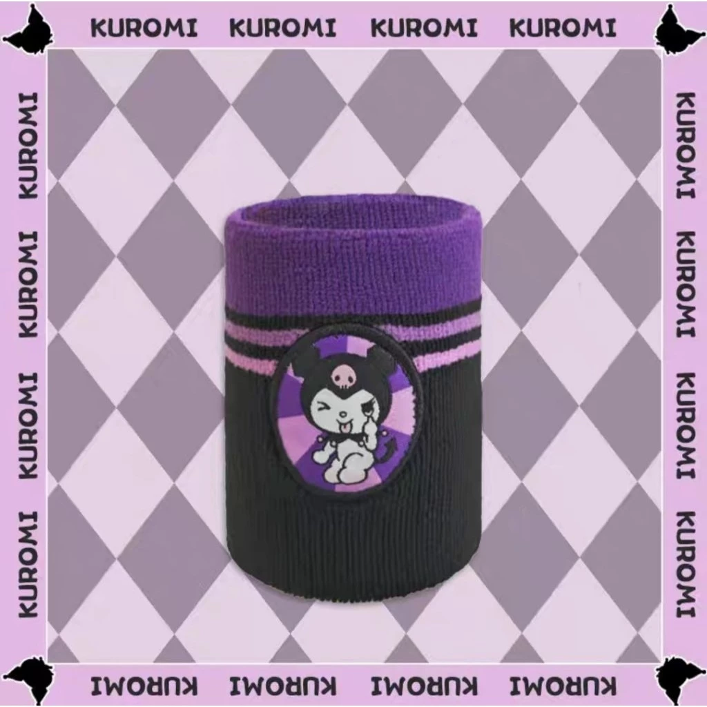 🆕️(พร้อมส่ง) ผ้ารัดข้อมือลายคุโรมิ Kuromi (1 ชิ้น/แพ็ค) สินค้ารับประกันของแท้ 💯%