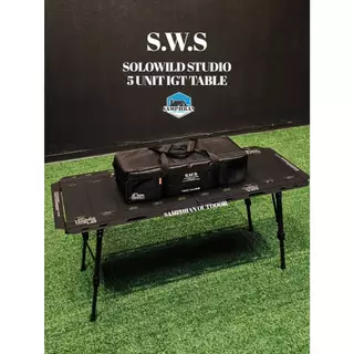 🔥พร้อมส่งในไทย ส่งเร็วของแท้🔥รุ่นอัพเกรด S.W.S โต๊ะ IGT 5 Unit Table แถมตาข่ายใต้โต๊ะ ปรับความสูงได้