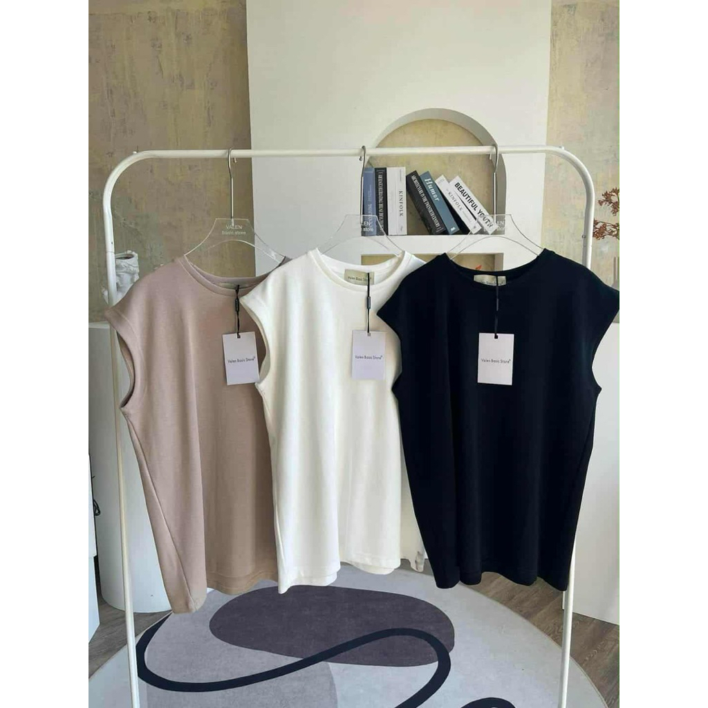 เสื้อยืด Oversize ทรงแขนล้ำ งาน Valen Basic Store