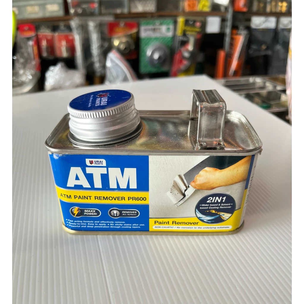 น้ำยาลอกสี อย่างดี ATM 0.3kg ลอกสี ยาลอกสี เอทีเอ็ม น้ำมันลอกสี thumbnail 3