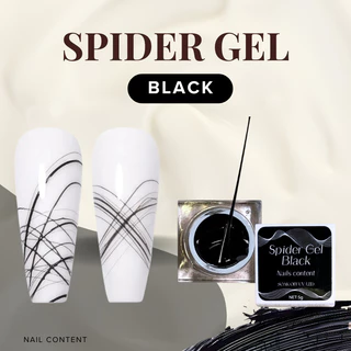 สีเจลใยแมงมุม Spider gel สีเจลยืด สีเจลสไปเดอร์ nails conten มี 2 สี แต่งเล็บ