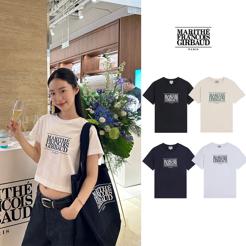 ❤️แท้ / พร้อมส่ง❤️ MARITHE FRANCOIS GIRBAUDW CLASSIC LOGO TEEของแท้ ผู้หญิง ไซส์